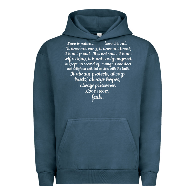 Love Is Patient Love Is Kind 1 Corinthians 1348 Urban Hoodie by trangStudio | Teevron