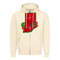 Sandshell indiana watermelon Zipper Hoodie - RacoonDesign