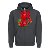 Smoke indiana watermelon Zipper Hoodie - RacoonDesign