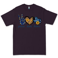 Plum Peace Love Texas Premium Tee - Bettercallsaul
