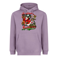 Lavender louisiana christmas with santa Heavyweight Hoodie - BarkalooDesign