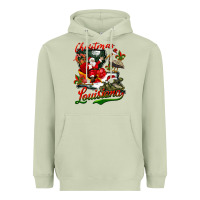 Matcha louisiana christmas with santa Heavyweight Hoodie - BarkalooDesign