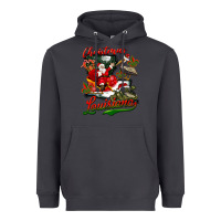 Smoke louisiana christmas with santa Heavyweight Hoodie - BarkalooDesign