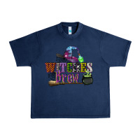 Navy witches brew Urban Heavy Tee - CowGirlArtShop