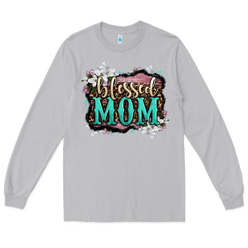 Blessed Mom Long Sleeve Tee by OliviaCreatesArt | Teevron