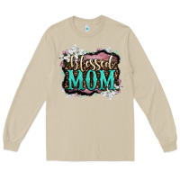 Mushroom blessed mom Long Sleeve Tee - OliviaCreatesArt