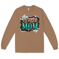 Toasted Coconut blessed mom Long Sleeve Tee - OliviaCreatesArt