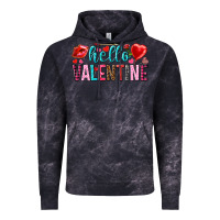Cloud Black Hello Valentine Vintage Hoodie - HowdyJamesFarm