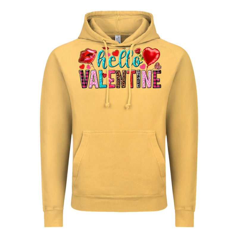 Hello Valentine Vintage Hoodie by HowdyJamesFarm | Teevron