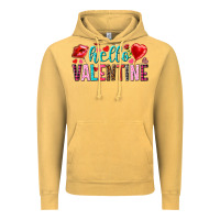 Vintage Mustard Hello Valentine Vintage Hoodie - HowdyJamesFarm