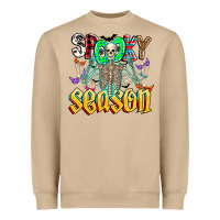 Mushroom Spooky Season Heavyweight Sweatshirt - CowhideDigitalArt
