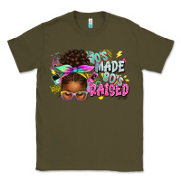 Army Green 70's made 80's raised afro messy bun Classic Tee - texasbilliewilder