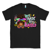 Black 70's made 80's raised afro messy bun Classic Tee - texasbilliewilder