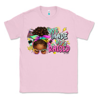 Bubblegum Pink 70's made 80's raised afro messy bun Classic Tee - texasbilliewilder