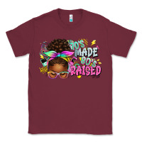 Burgundy 70's made 80's raised afro messy bun Classic Tee - texasbilliewilder