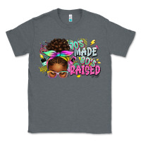 Charcoal Heather 70's made 80's raised afro messy bun Classic Tee - texasbilliewilder