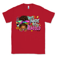 Red 70's made 80's raised afro messy bun Classic Tee - texasbilliewilder