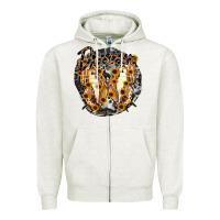 Oatmeal Heather dreamer butterfly Zipper Hoodie - RacoonDesign
