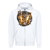 White dreamer butterfly Zipper Hoodie - RacoonDesign