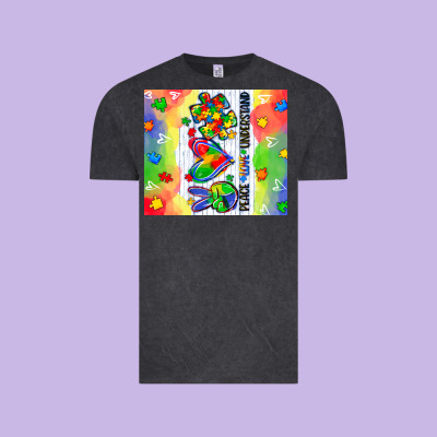 Peace Love Understand Vintage Tee Designed By Cowgirlartshop