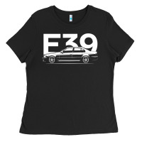 E39 5 Series  Car Silhouette Ladies Tee | Teevron