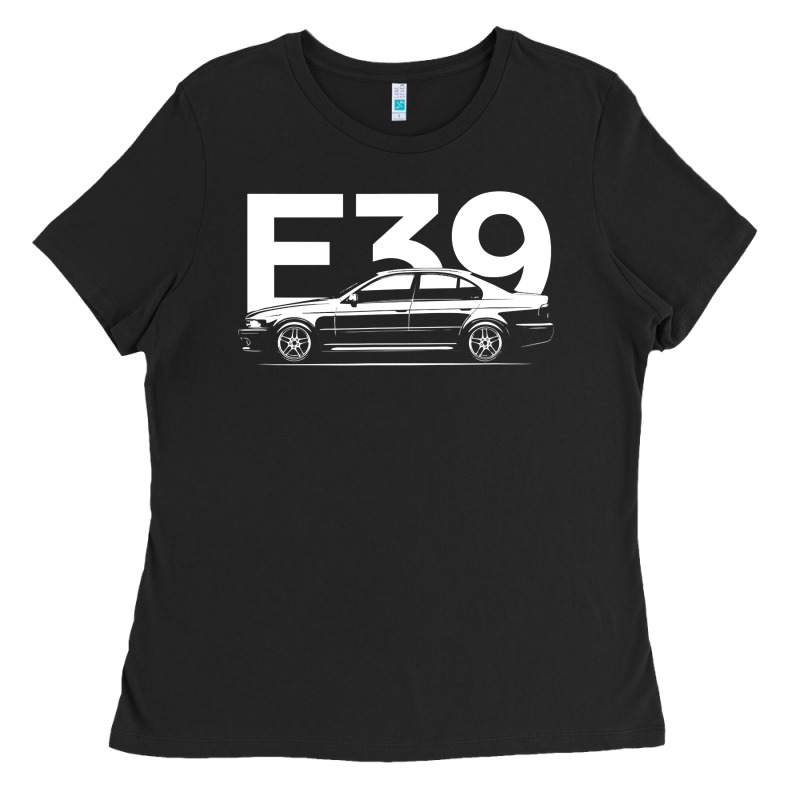 E39 5 Series  Car Silhouette Ladies Tee by trangStudio | Teevron