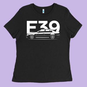 E39 5 Series  Car Silhouette Ladies Tee Designed By Trangstudio