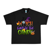 Black witch way to the candy Urban Heavy Tee - CowGirlArtShop