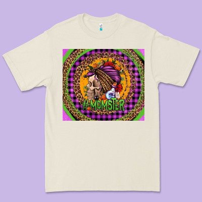 Momster Halloween Momlife Premium Tee Designed By Jasminsmagicworld