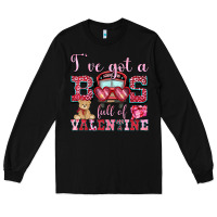 Black i've got a bus full of valentine Long Sleeve Tee - OliviaCreatesArt