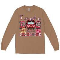 Toasted Coconut i've got a bus full of valentine Long Sleeve Tee - OliviaCreatesArt