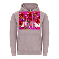 Vintage Zinc love heart shaped balloons tumbler hjf Vintage Hoodie - HowdyJamesFarm