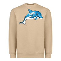 Mushroom dolphin dwe Heavyweight Sweatshirt - CowhideDigitalArt
