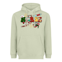 Matcha Christmas nurse Heavyweight Hoodie - BarkalooDesign