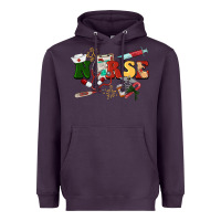 Plum Christmas nurse Heavyweight Hoodie - BarkalooDesign