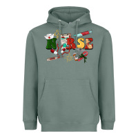 Sage Christmas nurse Heavyweight Hoodie - BarkalooDesign