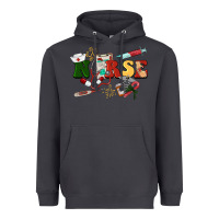 Christmas Nurse Heavyweight Hoodie | Teevron