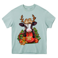 Arona christmas baby cow hot cocoa Heavy Core Tee - Jasminsmagicworld