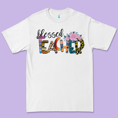 Blessed Teacher Premium Tee Designed By Bettercallsaul