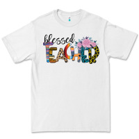 White Blessed Teacher Premium Tee - Bettercallsaul