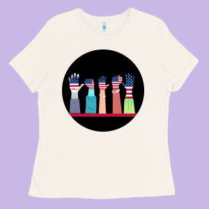 America Ladies Tee Designed By Bettercallsaul