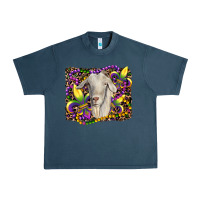 Midnight Navy mardi gras goat fleur de lis Urban Heavy Tee - RanaPortraitStore