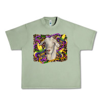 Oil Green mardi gras goat fleur de lis Urban Heavy Tee - RanaPortraitStore