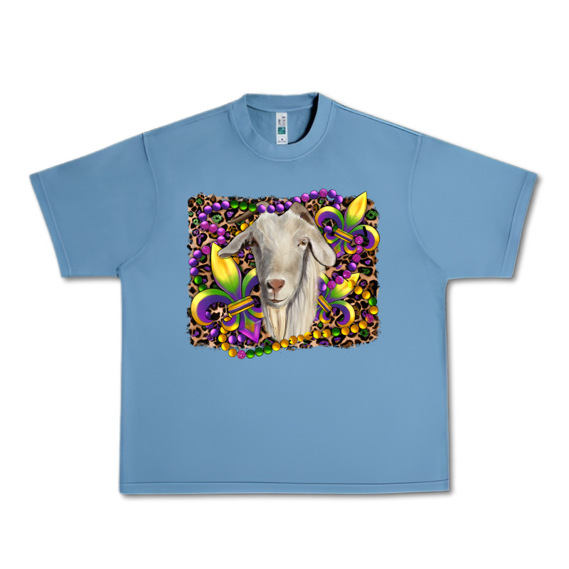 Mardi Gras Goat Fleur De Lis Urban Heavy Tee by RanaPortraitStore | Teevron