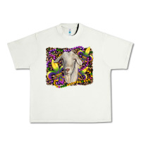 Pistachio mardi gras goat fleur de lis Urban Heavy Tee - RanaPortraitStore