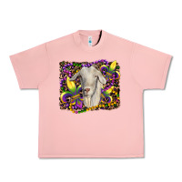 Salmon mardi gras goat fleur de lis Urban Heavy Tee - RanaPortraitStore