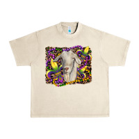 Sandshell mardi gras goat fleur de lis Urban Heavy Tee - RanaPortraitStore