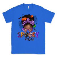 True Royal Spooky vibes afro messy bun Classic Tee - NancyCooperArtShop