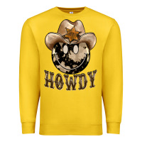 Lemon howdy smiley face Premium Sweatshirt - BarkalooDesign
