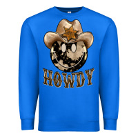 True Royal howdy smiley face Premium Sweatshirt - BarkalooDesign